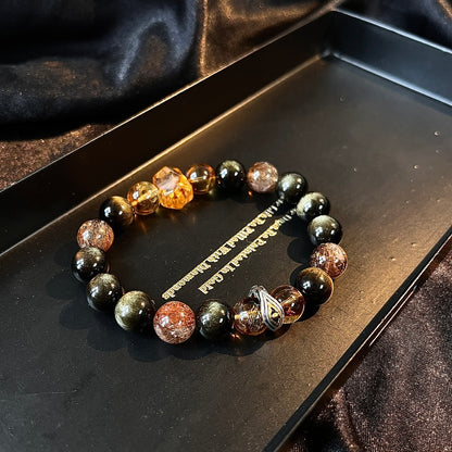 【暗金耀芒 Obsidian Gold Glow 】