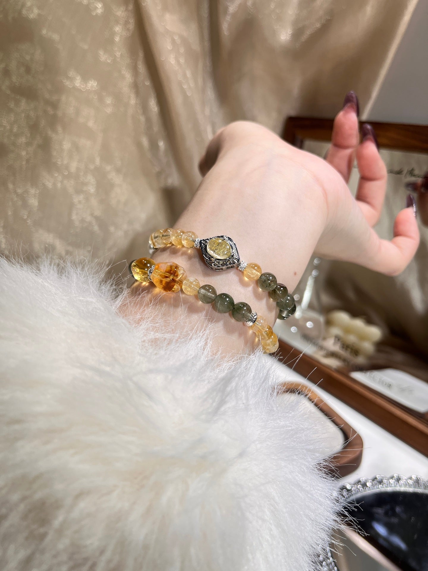 【黄绿焕彩 Golden - Green Radiance】