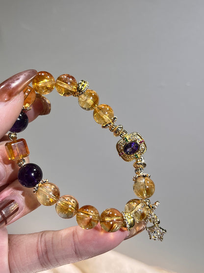 【双黄映紫 Dual-Yellow Reflecting Purple】