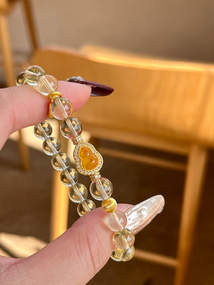 【金韵璃祥 Golden - hued Glass Blessing】