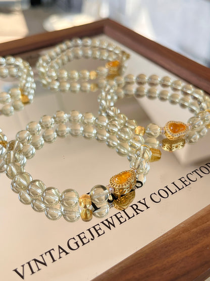 【金韵璃祥 Golden - hued Glass Blessing】