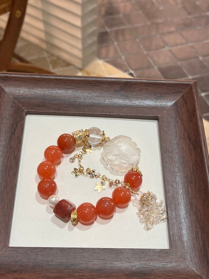 【晶瑙灵狐 Crystal Agate Spiritual Fox】